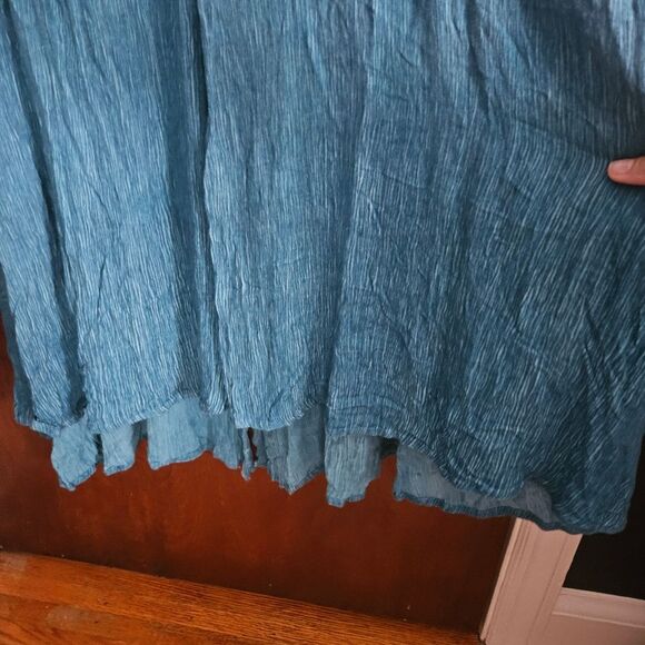 Soft Surroundings Teal Maxi Dress - Picture 2 of 7